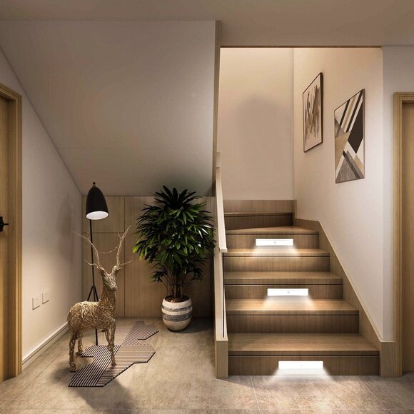 2-Pack LEPOTEC Wireless Rechargeable Motion Sensor Cabinet Lights - 10 LED - Picture 10 of 12